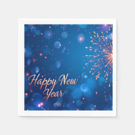 Happy New Year Paper Napkin Servet