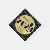 Happy New Year Paper Napkin Servet (Hoek)