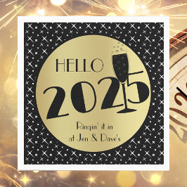 Happy New Year Paper Napkin Servet