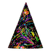 Happy New Year Paper Party Pet Feesthoedjes (Links)
