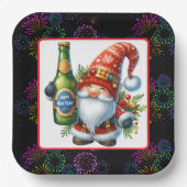 Happy New Year Papieren Bordje (Voorkant)