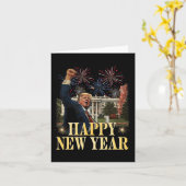 Happy New Year Party 2025 Trump 2024 Neem Amerika Kaart (Gele Bloem)