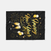 Happy New Year Party 2026 Ballon Family Matching  Fleece Deken (Voorkant (Horizontaal))