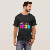 Happy New Year Party 2026 Ballon Family Matching M T-shirt (Voorkant volledig)