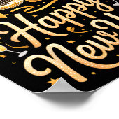 Happy New Year Party 2026 Funny Balloon Family Mat Poster (Hoek)