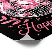 Happy New Year Party 2026 Funny Balloon Family Mat Poster (Hoek)