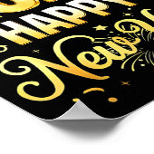 Happy New Year Party 2026 Funny Balloon Family Mat Poster (Hoek)