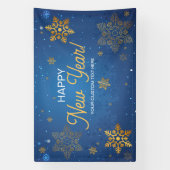 Happy New Year party backdrop  Spandoek (Verticaal)