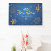 Happy New Year party backdrop  Spandoek (Insitu)
