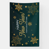 Happy New Year party backdrop  Spandoek (Verticaal)