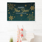 Happy New Year party backdrop  Spandoek (Insitu)
