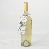 Happy New Year Party Flessenhanger (Schuin)