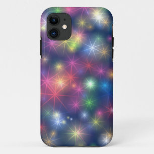 Happy New Year Party Glitter Stars Case-Mate iPhone Case