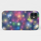 Happy New Year Party Glitter Stars Case-Mate iPhone Case (Achterkant (horizontaal))
