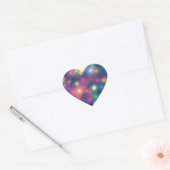 Happy New Year Party Glitter Stars Hart Sticker (Envelop)