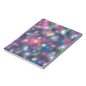 Happy New Year Party Glitter Stars Notitieblok (Linkerzijde)