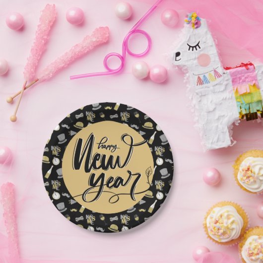 Happy New Year Party Paper Bord (Feest)