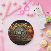 Happy New Year party Papieren Bordje (Feest)