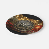 Happy New Year party Papieren Bordje (Gekanteld)