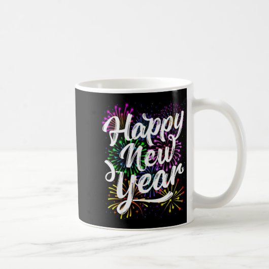 Happy New Year Party Supplies 2026 Family Matching Koffiemok (Rechts)