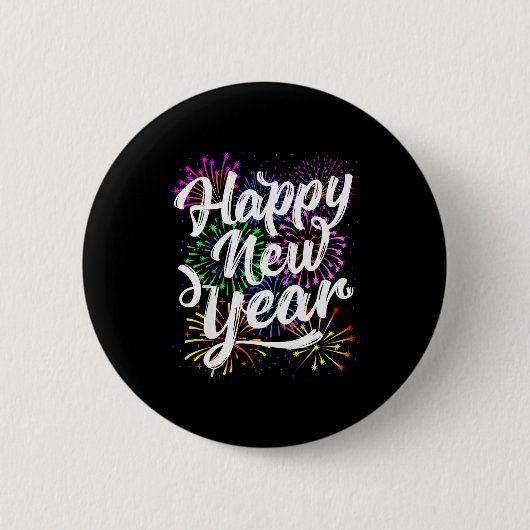 Happy New Year Party Supplies 2026 Family Matching Ronde Button 5,7 Cm (Voorkant)