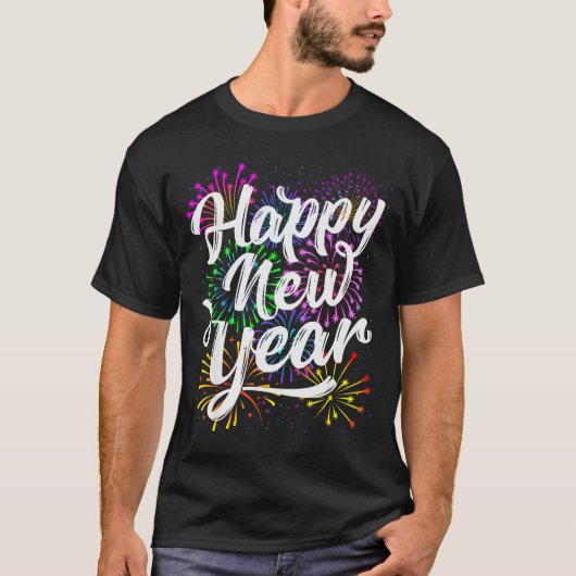 Happy New Year Party Supplies 2026 Family Matching T-shirt (Voorkant)