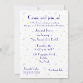 Happy New Year- Party Time! - Festive Celebration Kaart (Achterkant)