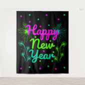 Happy New Year Party Wandkleed (Voorkant)