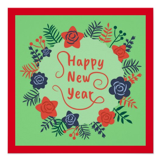 HAPPY NEW YEAR PERFECT POSTER (Voorkant)