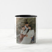 Happy New Year  Personalized Family Name Photo Mug Mok (Midden)