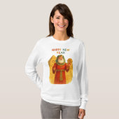 Happy New Year Pharaoh Santa Funny Egyptian  T-shirt (Voorkant volledig)
