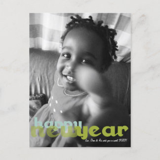 Happy New Year Photo Briefkaart