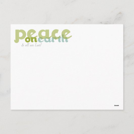 Happy New Year Photo Briefkaart (Achterkant)