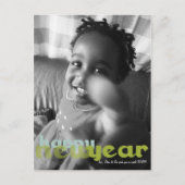 Happy New Year Photo Briefkaart (Voorkant)