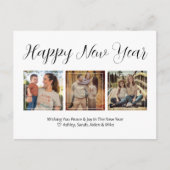 Happy New Year Photo Collage Feestdagenkaart (Voorkant)