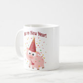 Happy New Year Pig Koffiemok (Voorkant links)