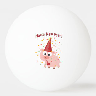 Happy New Year Pig Pingpongbal