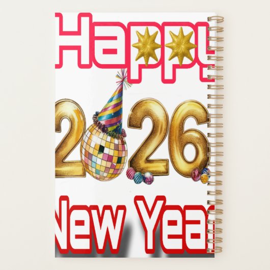 Happy New year  Planner (Achterkant)