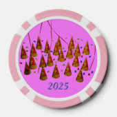 Happy New Year Poker Chip (Achterkant)