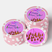 Happy New Year Poker Chip (Opstapeling)