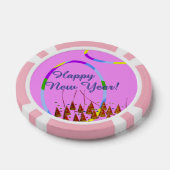 Happy New Year Poker Chip (Enkel)
