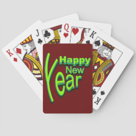 HAPPY NEW YEAR POKERKAARTEN