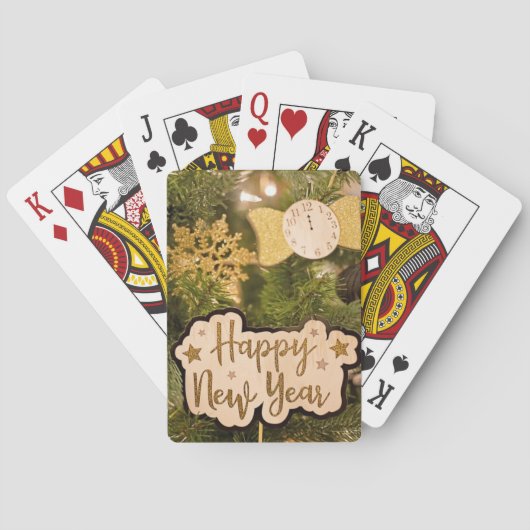 HAPPY NEW YEAR POKERKAARTEN (Achterkant)