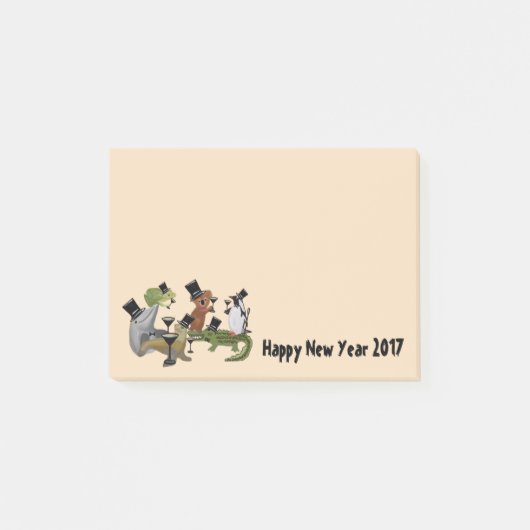 Happy New Year Post-it® notes (Voorkant)