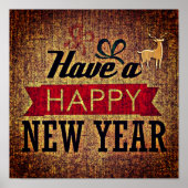 Happy New Year poster (Voorkant)