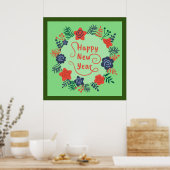 HAPPY NEW YEAR POSTER (Keuken)