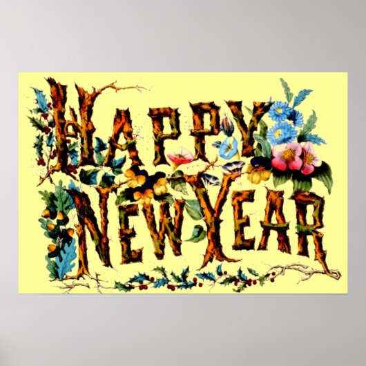 Happy New Year Poster (Voorkant)