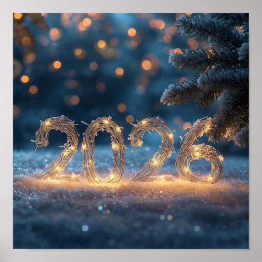 happy new year poster 2026 (Voorkant)