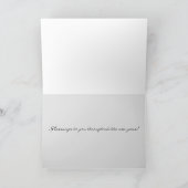 Happy New Year Psalms 98 1 Christelijk Religious Kaart (Binnen)