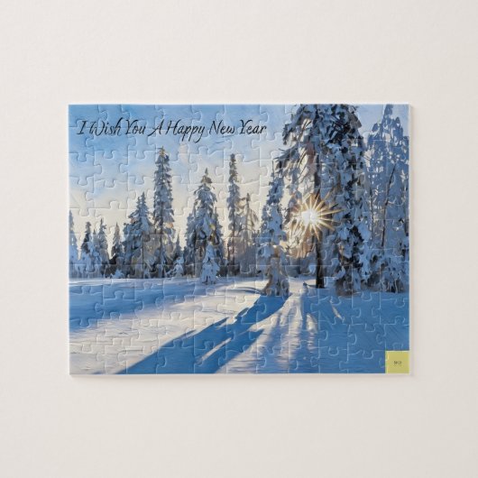 Happy New Year puzzle Legpuzzel (Horizontaal)